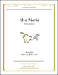 Ave Maria Handbell sheet music cover